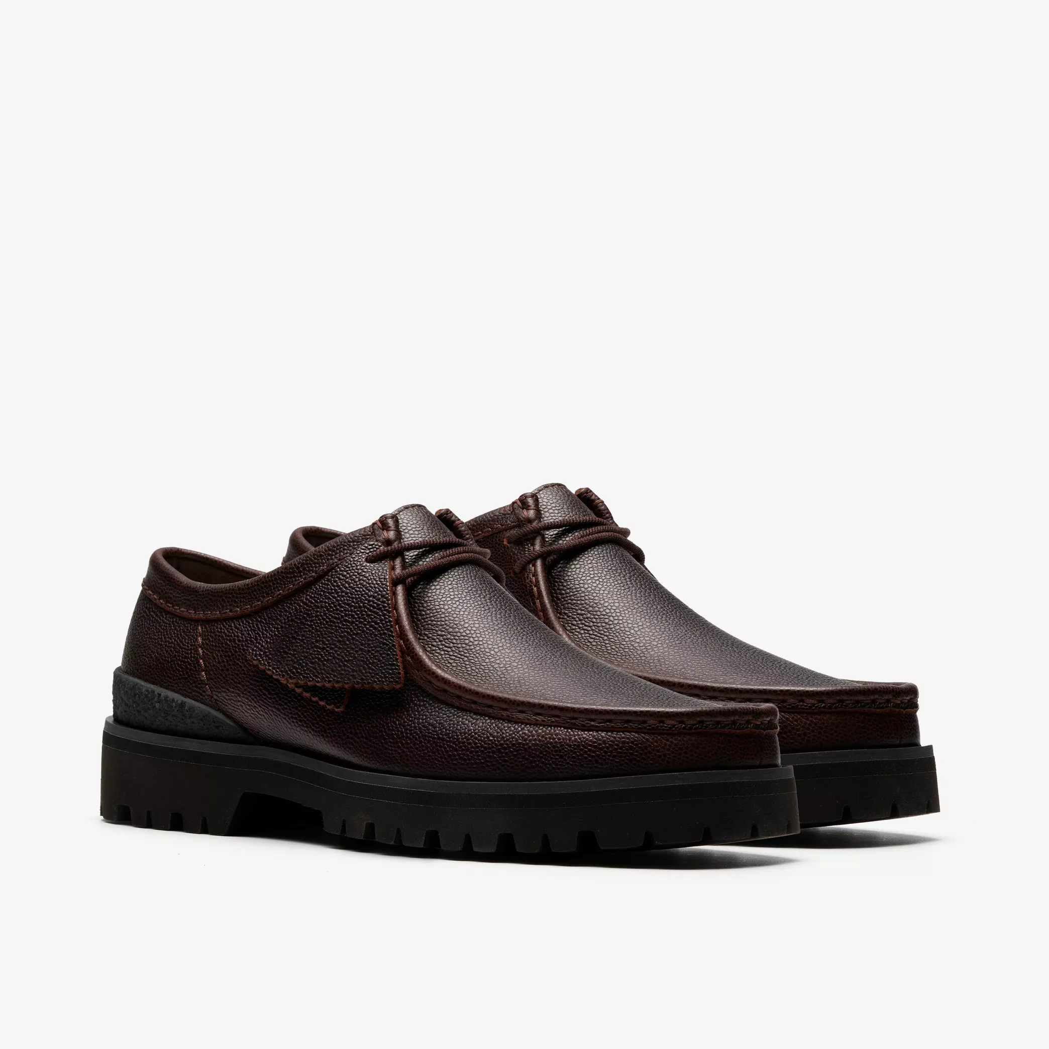 Sole Style Moc Toe Lace-Up Shoes